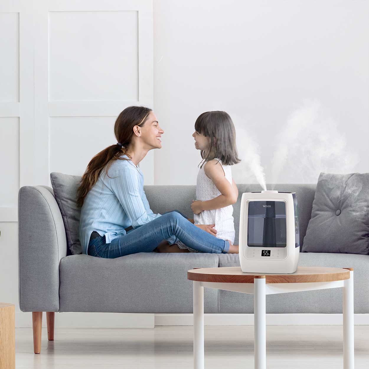 WINIX L500 humidifier in a living room